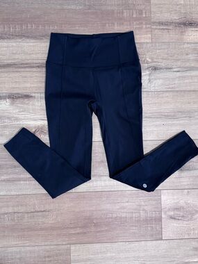 lululemon athletica Black Wunder Train High-Rise Crop Leggings 23”